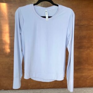 Women's Light Gray Long Sleeve Top